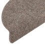 Felpudos autoadhesivos para escaleras, 15 unidades, beige, 56 x