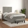 Box spring bed with light gray velvet mattress 120x200 cm by vidaXL, Beds and slatted bases - Ref: Foro24-3138073, Price: 444...