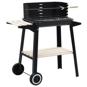 Charcoal barbecue with wheels by vidaXL, Barbecues - Ref: Foro24-45367, Price: 69,28 €, Discount: %