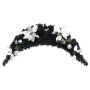 Arco de Navidad con luces LED negro 90 cm PVC de vidaXL, Luces de Navidad - Ref: Foro24-320981, Precio: 21,86 €, Descuento: %