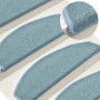 Felpudos para escaleras 15 unidades 65x24x4 cm Azul Mar