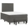 Box spring bed with dark gray velvet mattress 120x200 cm by vidaXL, Beds and slatted bases - Ref: Foro24-3137774, Price: 409,...