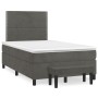 Boxspringbett mit dunkelgrauer Samtmatratze 120x200 cm von vidaXL, Betten und Lattenroste - Ref: Foro24-3137774, Preis: 424,6...