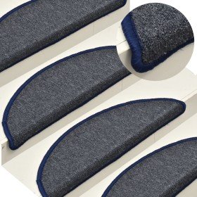 Felpudos para escaleras (15 unidades, 56 x 17 x 3 cm, gris