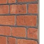 Paneles de pared 3D diseño de ladrillo 10 uds EPS terracota