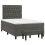 Boxspringbett mit dunkelgrauer Samtmatratze 120x200 cm von vidaXL, Betten und Lattenroste - Ref: Foro24-3138014, Preis: 445,8...