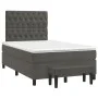 Cama box spring con colchón terciopelo gris oscuro 120x200 cm de vidaXL, Camas y somieres - Ref: Foro24-3138014, Precio: 442,...