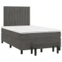 Box spring bed with dark gray velvet mattress 120x200 cm by vidaXL, Beds and slatted bases - Ref: Foro24-3137954, Price: 427,...