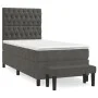 Boxspringbett mit dunkelgrauer Samtmatratze 90x200 cm von vidaXL, Betten und Lattenroste - Ref: Foro24-3138002, Preis: 348,10...