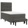 Boxspringbett mit dunkelgrauer Samtmatratze 90x200 cm von vidaXL, Betten und Lattenroste - Ref: Foro24-3138002, Preis: 348,10...