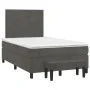 Boxspringbett mit dunkelgrauer Samtmatratze 120x200 cm von vidaXL, Betten und Lattenroste - Ref: Foro24-3137714, Preis: 412,7...