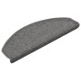 Felpudos para escaleras 15 unidades 65x24x4 cm Gris oscuro
