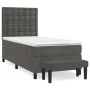 Box spring bed with dark gray velvet mattress 90x190 cm by vidaXL, Beds and slatted bases - Ref: Foro24-3138056, Price: 335,8...