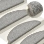 Felpudos para escaleras (15 unidades, 56 x 17 x 3 cm, gris