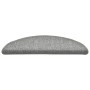 Felpudos para escaleras (15 unidades, 56 x 17 x 3 cm, gris