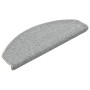 Felpudos para escaleras 15 unidades 65x24x4 cm Gris Claro