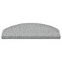 Felpudos para escaleras 15 unidades 65x24x4 cm Gris Claro