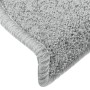 Felpudos para escaleras 15 unidades 65x24x4 cm Gris Claro
