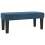 Cama box spring con colchón terciopelo azul oscuro 100x200 cm de vidaXL, Camas y somieres - Ref: Foro24-3137831, Precio: 389,...