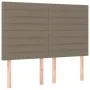 Box spring bed with taupe gray fabric mattress 140x200 cm by vidaXL, Beds and slatted bases - Ref: Foro24-3137241, Price: 539...