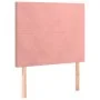 Box spring bed with pink velvet mattress 100x200 cm by vidaXL, Beds and slatted bases - Ref: Foro24-3137712, Price: 345,09 €,...
