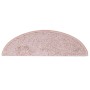 Alfombrillas para escaleras 15 unidades 56x17x3 cm Rosa claro