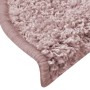 Alfombrillas para escaleras 15 uds 65x21x4 cm Rosa Claro