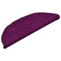 Alfombrillas para escaleras 15 unidades 56x17x3 cm Rosa