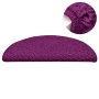 Alfombrillas para escaleras 15 unidades 56x17x3 cm Rosa