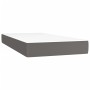 Boxspringbett mit grauer Kunstledermatratze 90x200 cm von vidaXL, Betten und Lattenroste - Ref: Foro24-3137525, Preis: 365,00...