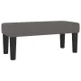 Boxspringbett mit grauer Kunstledermatratze 90x200 cm von vidaXL, Betten und Lattenroste - Ref: Foro24-3137525, Preis: 368,47...