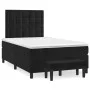 Cama box spring con colchón terciopelo negro 120x200 cm de vidaXL, Camas y somieres - Ref: Foro24-3138075, Precio: 438,77 €, ...