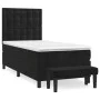Box spring bed with black velvet mattress 80x200 cm by vidaXL, Beds and slatted bases - Ref: Foro24-3138051, Price: 359,73 €,...