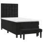 Boxspringbett mit schwarzer Samtmatratze 100x200 cm von vidaXL, Betten und Lattenroste - Ref: Foro24-3138069, Preis: 364,67 €...