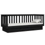 Sofá cama madera maciza de pino negro 90x190 cm de vidaXL, Camas y somieres - Ref: Foro24-821583, Precio: 174,47 €, Descuento: %