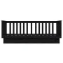 Sofá cama madera maciza de pino negro 90x190 cm de vidaXL, Camas y somieres - Ref: Foro24-821583, Precio: 172,63 €, Descuento: %