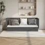 Graues Schlafsofa aus massivem Kiefernholz, 75 x 190 cm von vidaXL, Betten und Lattenroste - Ref: Foro24-821576, Preis: 140,8...