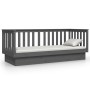 Sofá cama madera maciza de pino gris 75x190 cm de vidaXL, Camas y somieres - Ref: Foro24-821576, Precio: 140,82 €