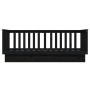 Solid black pine wood sofa bed 75x190 cm by vidaXL, Beds and slatted bases - Ref: Foro24-821578, Price: 140,82 €, Discount: %