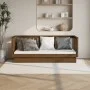 Sofá cama de madera maciza de pino marrón miel 75x190 cm de vidaXL, Camas y somieres - Ref: Foro24-821577, Precio: 154,90 €, ...