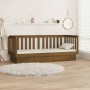 Honey brown solid pine wood sofa bed 75x190 cm by vidaXL, Beds and slatted bases - Ref: Foro24-821577, Price: 156,43 €, Disco...