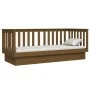 Honey brown solid pine wood sofa bed 75x190 cm by vidaXL, Beds and slatted bases - Ref: Foro24-821577, Price: 154,90 €, Disco...