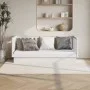 Solid white pine wood sofa bed 75x190 cm by vidaXL, Beds and slatted bases - Ref: Foro24-821575, Price: 159,64 €, Discount: %
