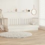 Sofá cama madera maciza de pino blanco 75x190 cm de vidaXL, Camas y somieres - Ref: Foro24-821575, Precio: 161,00 €