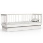 Sofá cama madera maciza de pino blanco 75x190 cm de vidaXL, Camas y somieres - Ref: Foro24-821575, Precio: 161,00 €