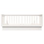 Sofá cama madera maciza de pino blanco 75x190 cm de vidaXL, Camas y somieres - Ref: Foro24-821575, Precio: 161,00 €