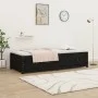 Sofá cama de madera maciza de pino negro 75x190 cm de vidaXL, Camas y somieres - Ref: Foro24-821603, Precio: 193,43 €, Descue...