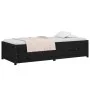 Sofá cama de madera maciza de pino negro 75x190 cm de vidaXL, Camas y somieres - Ref: Foro24-821603, Precio: 193,43 €, Descue...