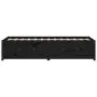 Sofá cama de madera maciza de pino negro 75x190 cm de vidaXL, Camas y somieres - Ref: Foro24-821603, Precio: 193,43 €, Descue...