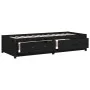 Sofá cama de madera maciza de pino negro 75x190 cm de vidaXL, Camas y somieres - Ref: Foro24-821603, Precio: 193,43 €, Descue...